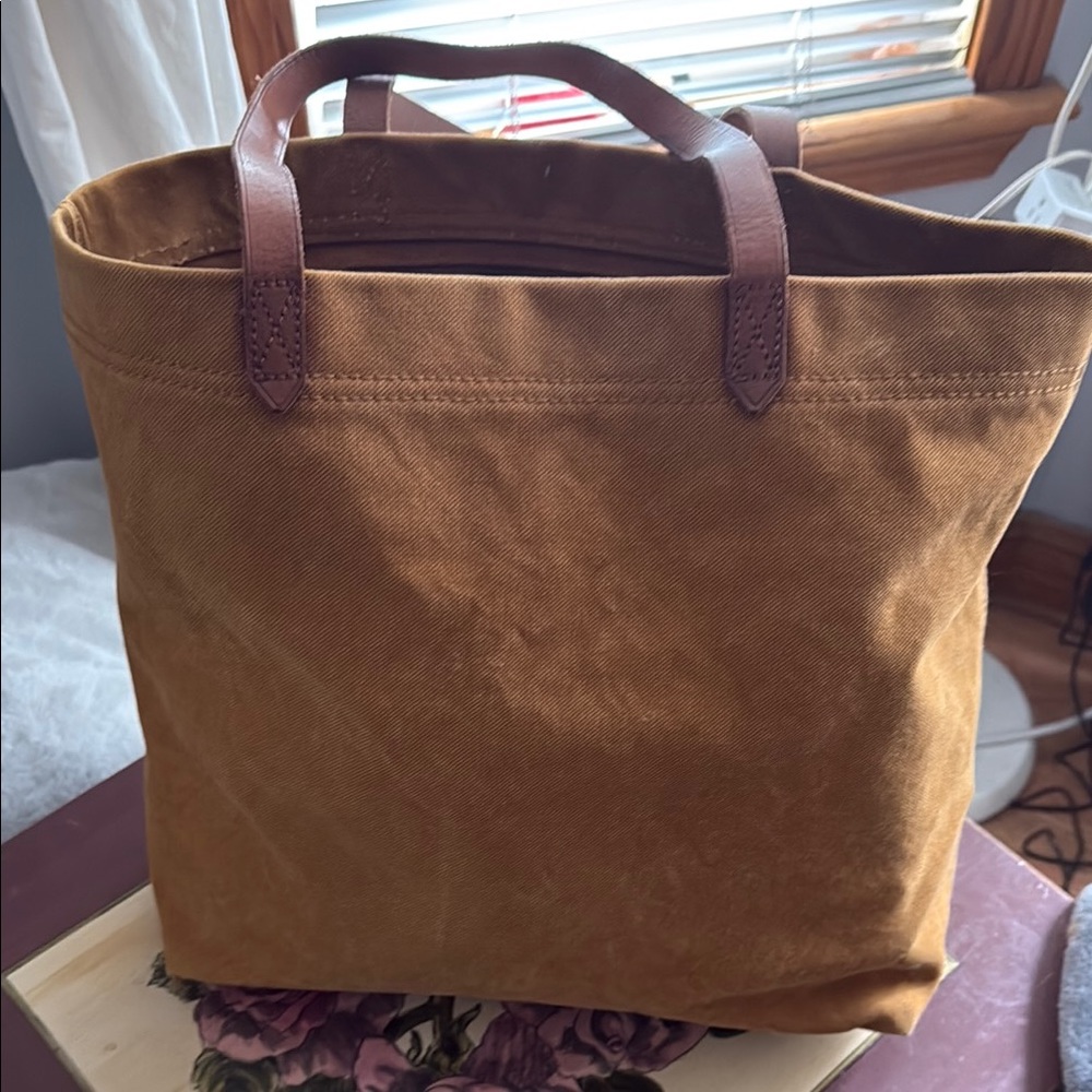 Madewell Canvas Transport Tote Bag in Acorn